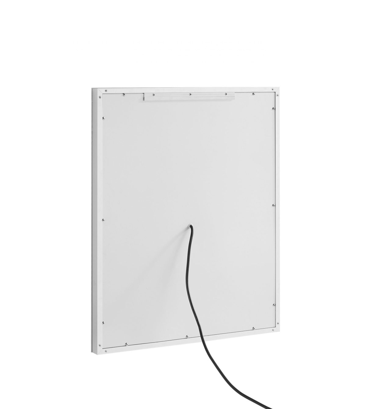 AQUADOM Daytona 36 inches x 36 inches Wall Mounted LED Lighted Silver Mirror for Bathroom