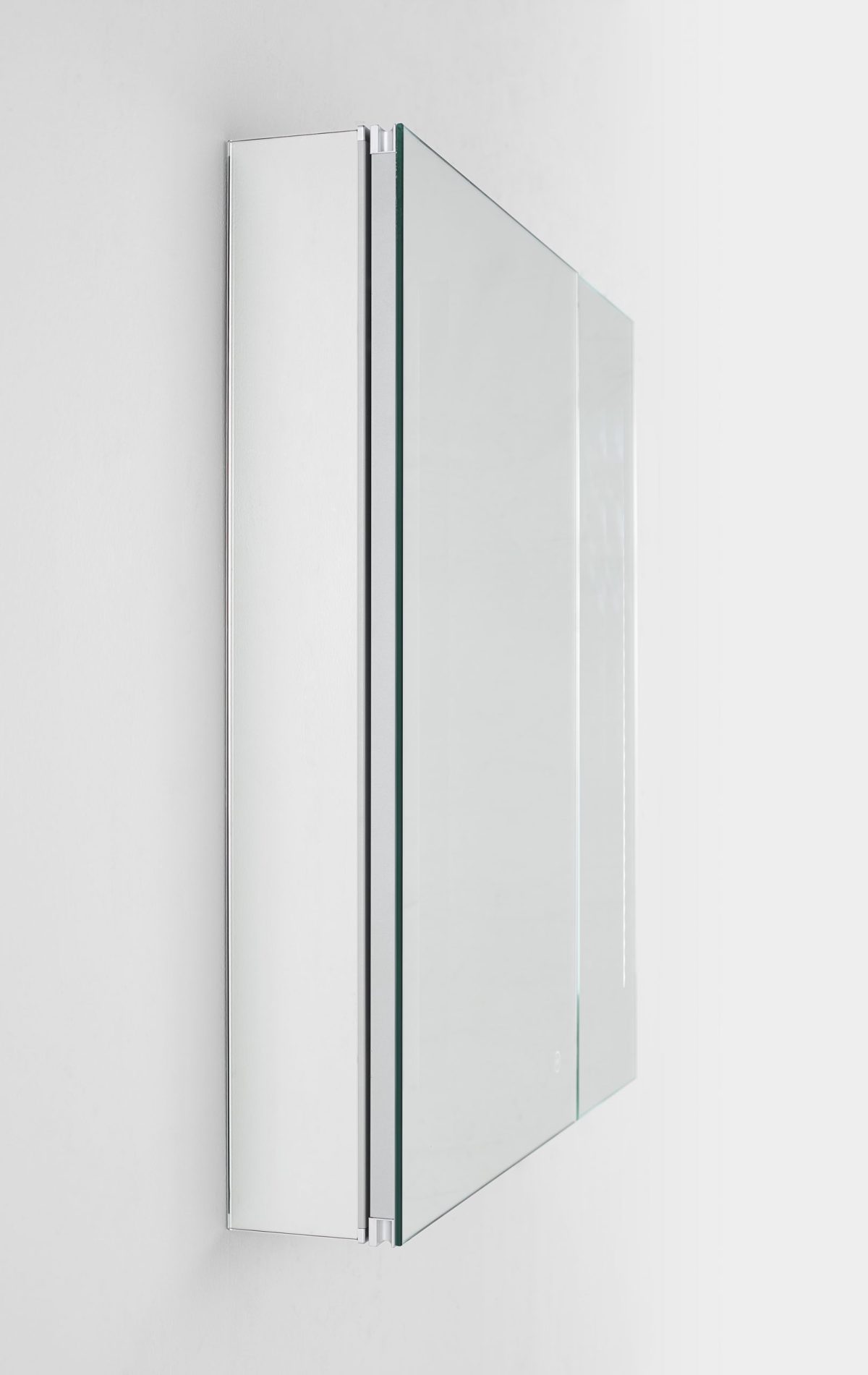 AQUADOM Royale 24 inches x 30 inches Medicine Mirror Glass Cabinet for Bathroom