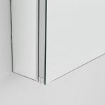 AQUADOM Royale 24 inches x 30 inches Medicine Mirror Glass Cabinet for Bathroom
