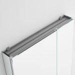 AQUADOM Royale 24 inches x 30 inches Medicine Mirror Glass Cabinet for Bathroom