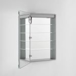 AQUADOM Royale Plus 24 inches x 30 inches Right Sided LED Lighted Mirror Glass Medicine Cabinet for Bathroom