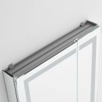 AQUADOM Royale Plus 24 inches x 30 inches Right Sided LED Lighted Mirror Glass Medicine Cabinet for Bathroom