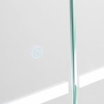 AQUADOM Royale Plus 30 inches x 30 inches LED Lighted Mirror Glass Medicine Cabinet for Bathroom
