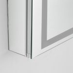 AQUADOM Royale Plus 36 inches x 30 inches LED Lighted Mirror Glass Medicine Cabinet for Bathroom