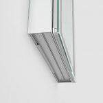 AQUADOM Royale Plus 36 inches x 30 inches LED Lighted Mirror Glass Medicine Cabinet for Bathroom