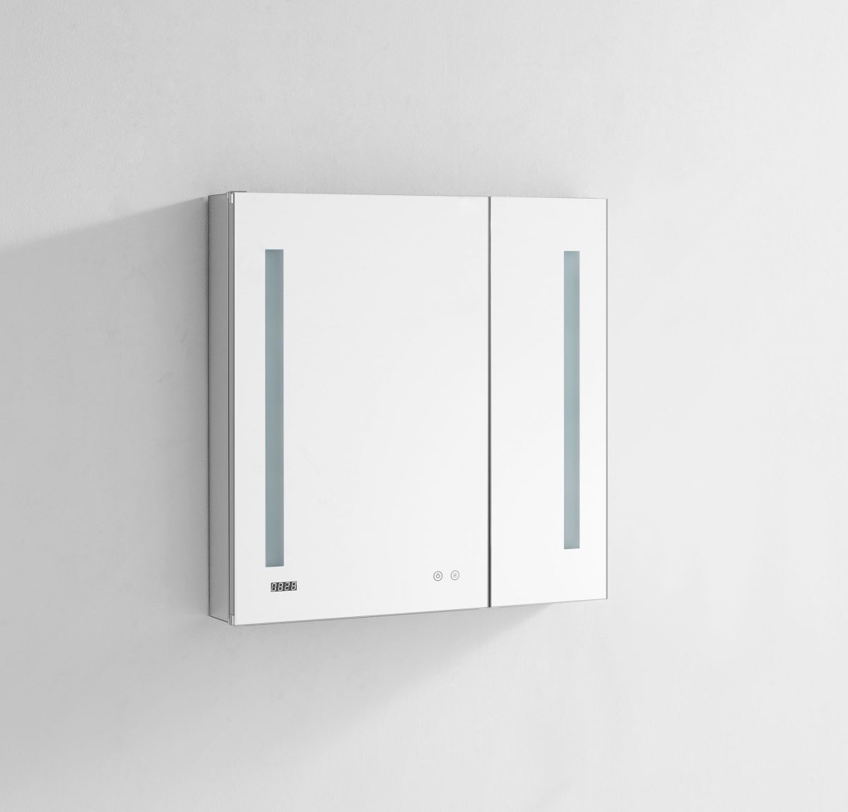 AQUADOM Signature Royale 36 inches x 40 inches LED Lighted Mirror Glass Medicine Cabinet for Bathroom