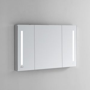 AQUADOM Signature Royale 40 inches x 30 inches LED Lighted Mirror Glass Medicine Cabinet for Bathroom