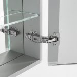 AQUADOM Signature Royale 48 inches x 30 inches LED Lighted Mirror Glass Medicine Cabinet for Bathroom