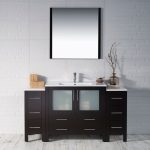 Sydney Modern 60″ Bathroom Vanity Set with Double Side Cabinets Espresso