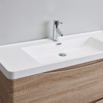 Eviva Smile 48 in. Freestanding White Oak Modern Single Bathroom Vanity Set with Integrated White Acrylic Sink