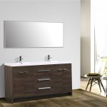 Eviva Lugano 72 In. Grey Oak Modern Bathroom Vanity With White Integrated Acrylic Double Sink