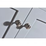 Eviva Acclaim C. 30 In. Transitional Grey Bathroom Vanity With White Carrera Marble Countertop