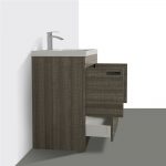 Eviva Lugano 30 In. Ash Modern Bathroom Vanity With White Integrated Acrylic Sink