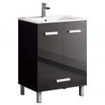 Atwood 24″ Modern Bathroom Vanity, Black