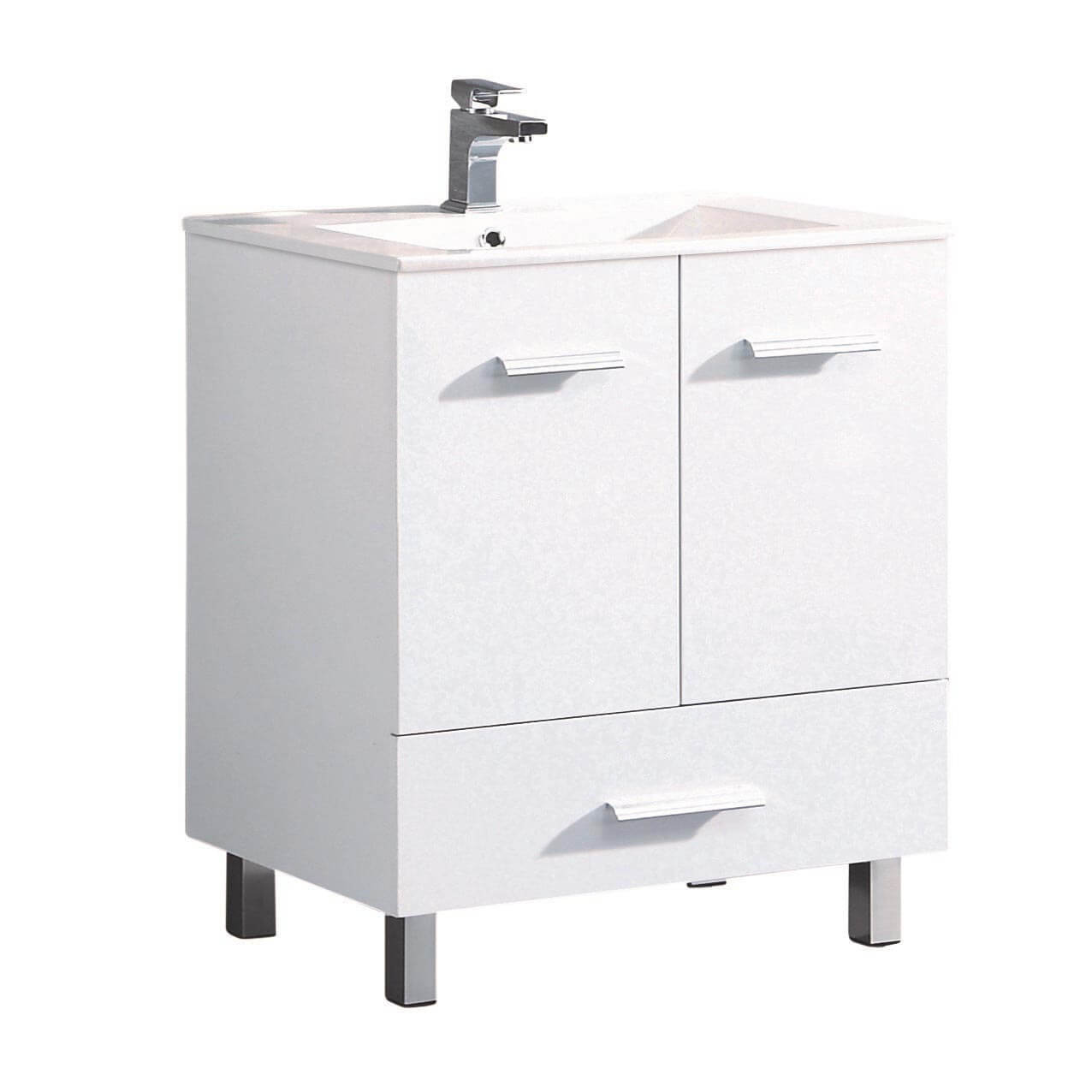 Atwood 36" Modern Bathroom Vanity White Atwood 36" Modern Bathroom Vanity White