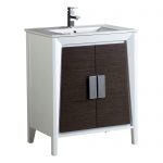 Imperial II 24" Modern Bathroom Vanity  Gray and White