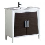 Imperial II 36″ Modern Bathroom Vanity Gray and White