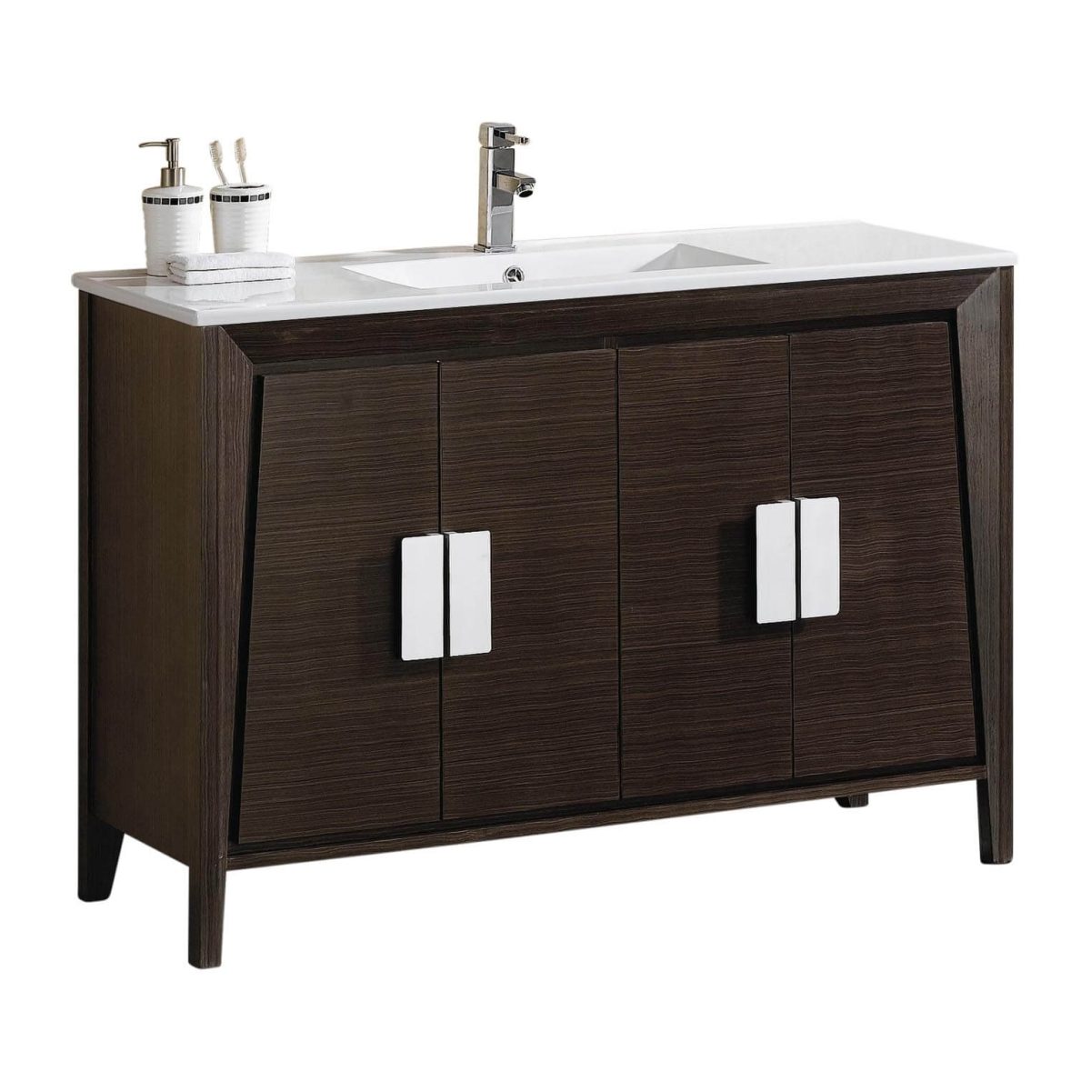 Imperial II 48" Modern Bathroom Vanity Ebony Imperial II 48" Modern Bathroom Vanity Ebony