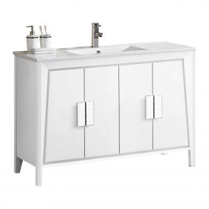 Imperial II 48" Modern Bathroom Vanity  White