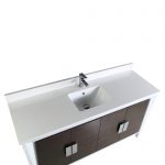 Imperial II Modern Bathroom Vanity 60″ Gray and White