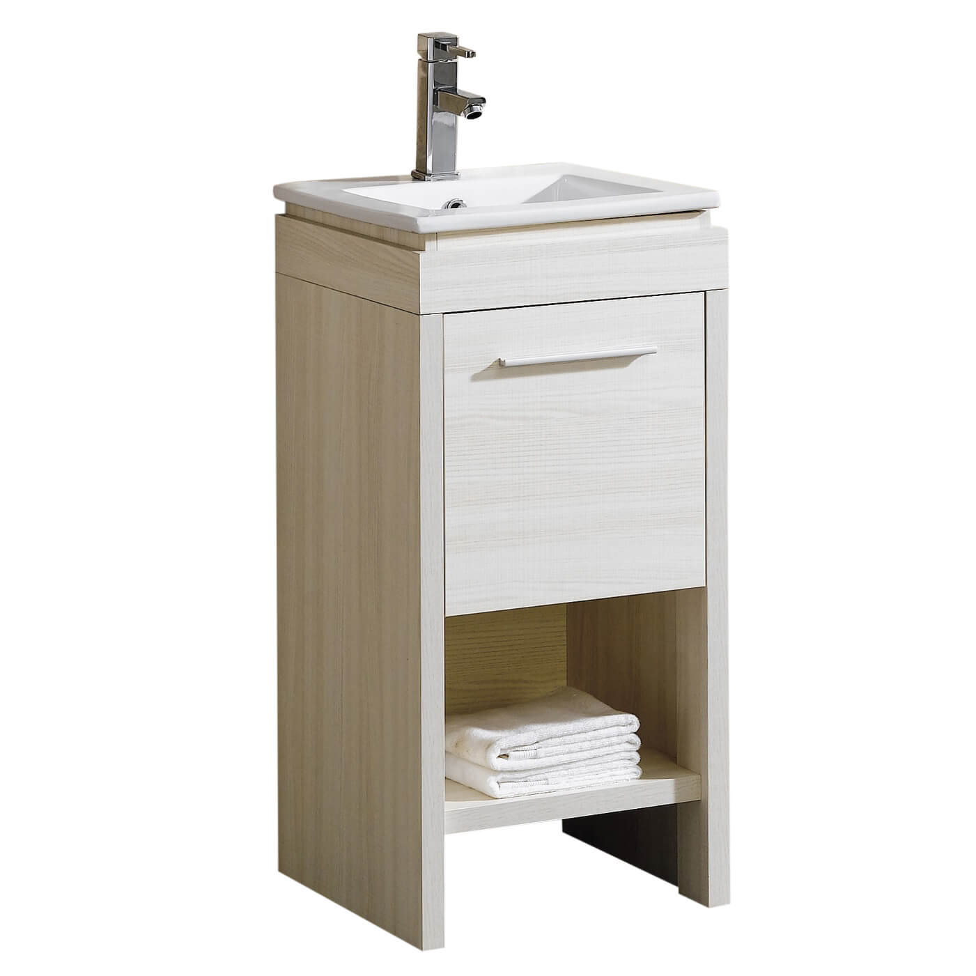 Modena 16" Modern Bathroom Vanity White