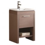 Modena 24″ Modern Bathroom Vanity Gray Oak