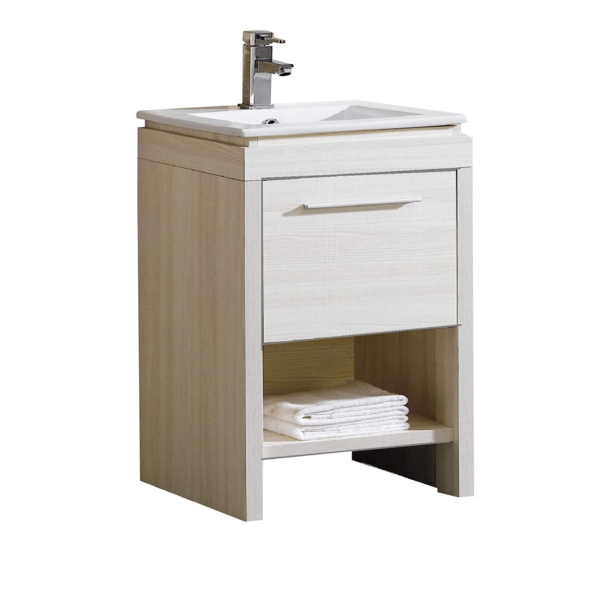 Modena 24" Modern Bathroom Vanity White Modena 24" Modern Bathroom Vanity White
