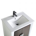 Imperial II 24″ Modern Bathroom Vanity Gray and White