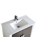 Imperial II 36″ Modern Bathroom Vanity Gray and White