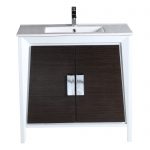 Imperial II 36″ Modern Bathroom Vanity Gray and White