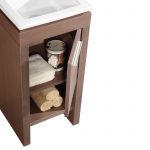 Modena 16″ Modern Bathroom Vanity Gray Oak