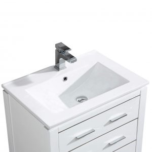 Ironwood 24" Modern Bathroom Vanity  White