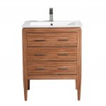 Ironwood 24″ Modern Bathroom Vanity Red Zebra
