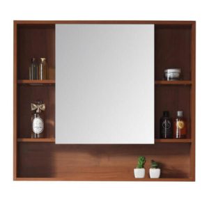 Shawbridge Medicine Cabinet 33.5″x 29.5″ Spicy Walnut – Right Hand