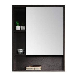 Shawbridge Medicine Cabinet 24″ X 29.5″ Black Oak – Right Hand