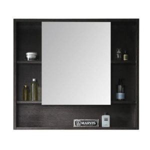 Shawbridge Medicine Cabinet 33.5″x 29.5″ Black Oak – Right Hand