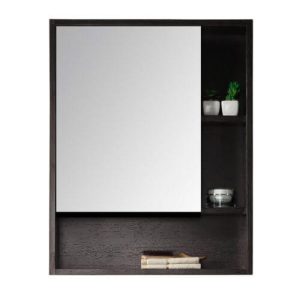 Shawbridge Medicine Cabinet 24″x29.5″ Black Oak – Left Hand