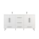 Ripley 72" Bathroom Vanity White