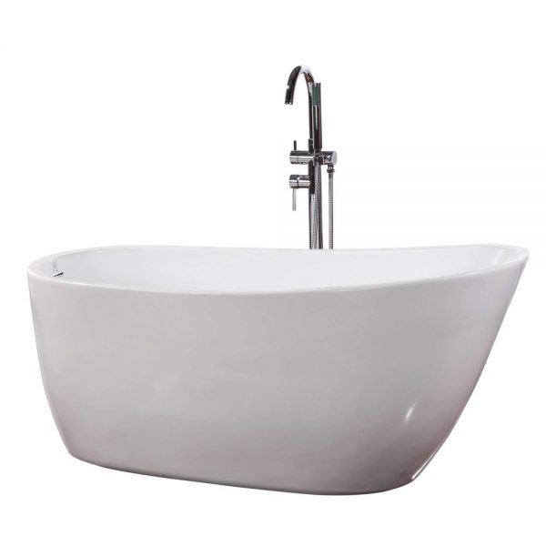 BT307 Zen-59-Freestanding-White-Bathtub-BT307