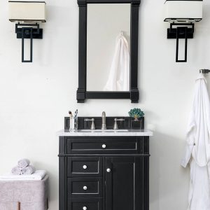 Brittany 30 inch Bathroom Vanity in Black Onyx