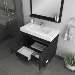 Alya Bath Ripley 36 inch Modern Bathroom Vanity, Black 4