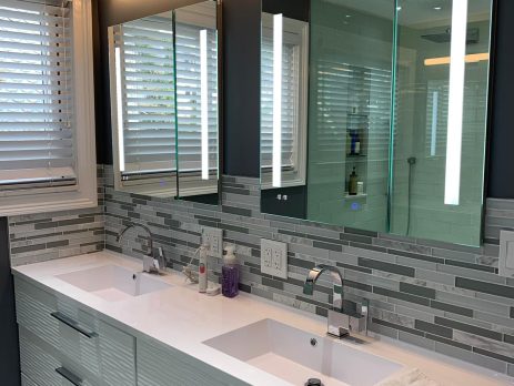 Modern White Bathroom Design