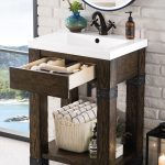 24 wooden vanity -1