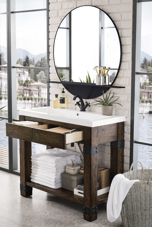 39.5 wooden vanity