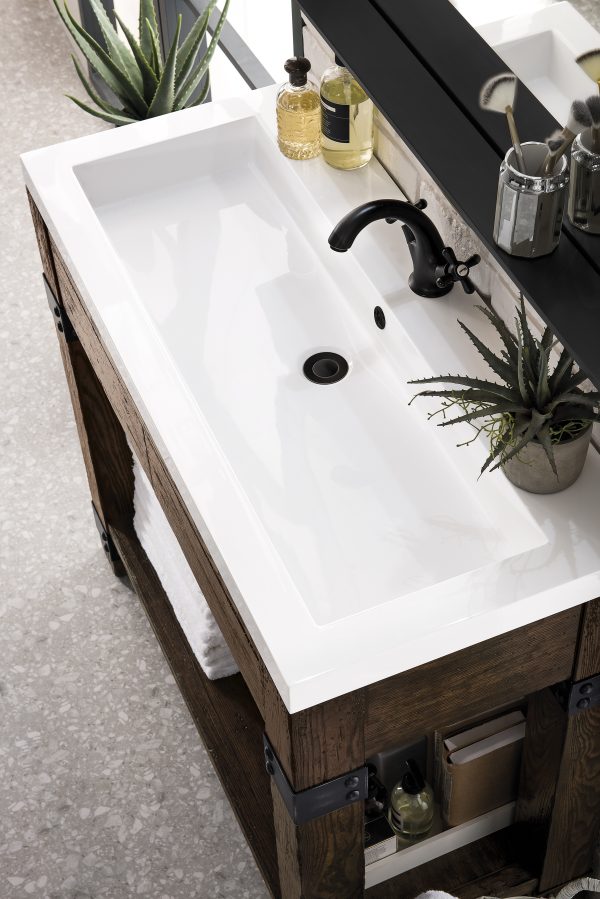 39.5 wooden vanity