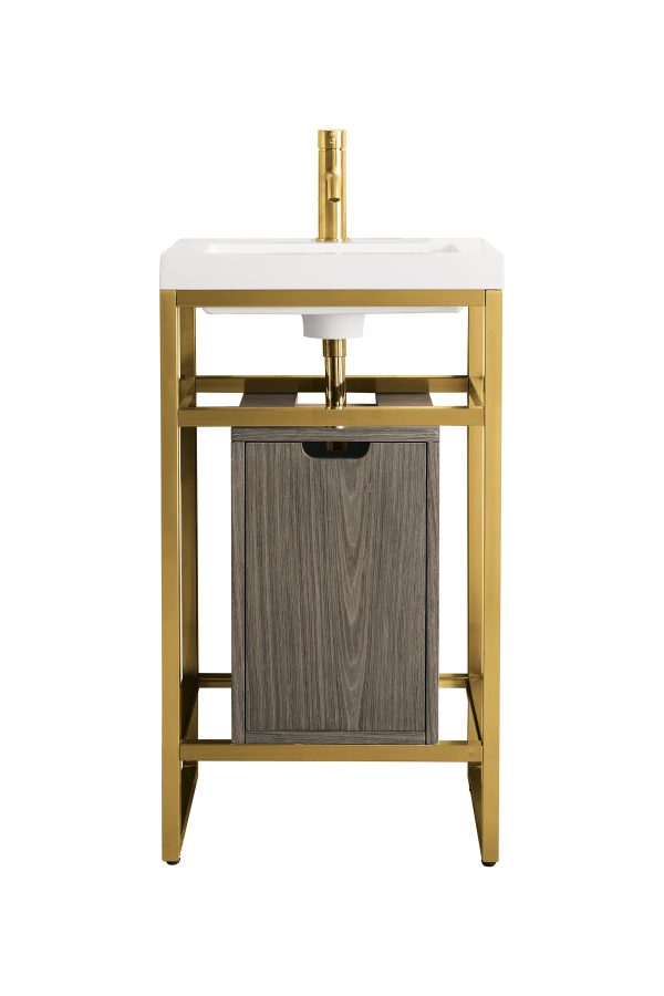 gold bathroom vanity
