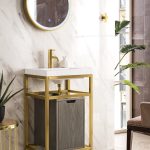 gold bathroom vanity 1