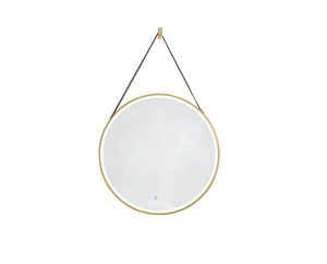 Annapolis 27.6″ W X 36.5″ H, LED Mirror, Brushed Gold