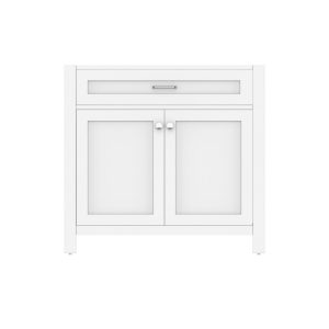 Norwalk 36 Inch Bathroom Vanity Cabinet Without Top, White
