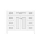 Norwalk 42 Inch Bathroom Vanity Cabinet Without Top, White